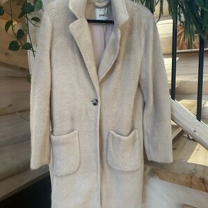 ONLY Women's Soft Cream Teddy Jacket
